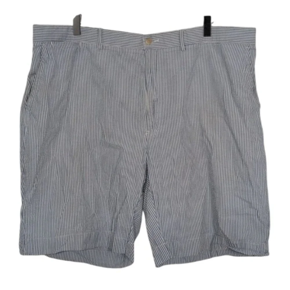 Polo Ralph Lauren Seersucker Stripe Shorts Mens Size 42 Blue Preppy Casual